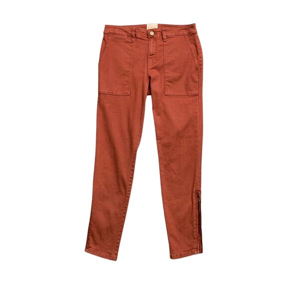 Sanctuary Pants Womens 27 Sienna Fast Track Skinny Zipper Ankle Patch Pockets - Picture 1 of 10